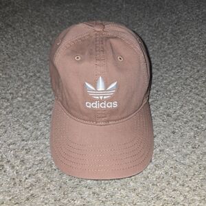 Adidas Dusty Rose Cap with White Logo